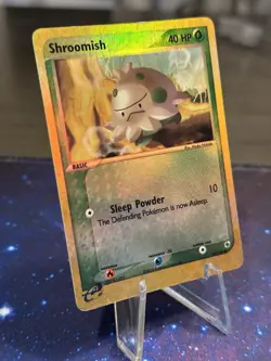 Shroomish ⭐ 69/109 Reverse Holo Common Ruby & Sapphire 2003 Pokemon MP - Image 1