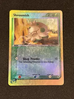 Shroomish ⭐ 69/109 Reverse Holo Common Ruby & Sapphire 2003 Pokemon MP - Image 2