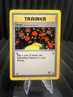 Sleep! 79/82 - Team Rocket Unlimited Edition - WOTC Pokemon LP - Image 1