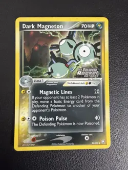 Pokemon TCG Dark Magneton EX Team Rocket Returns 39 Reverse Holo Uncommon NM/LP - Image 1