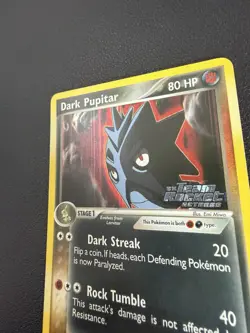 Pokemon TCG Dark Pupitar EX Team Rocket Returns 41 Reverse Holo Uncommon NM/LP - Image 4