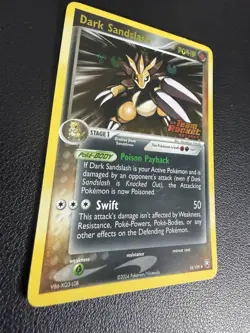 Pokemon TCG Dark Sandslash EX Team Rocket Returns 18 Reverse Holo Rare NM/LP - Image 3