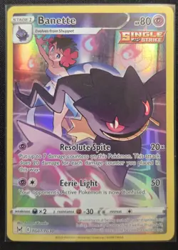 Pokemon TCG Banette TG07/TG30 Lost Origin Trainer Gallery NM - Image 1