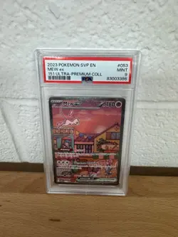 Mew ex 053 - 2023 Black Star Promo 151 Ultra-Premium Collection PSA 9 Pokemon - Image 1