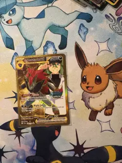 N's Zoroark ex 189/159 Journey Together Gold Hyper Rare Holo Pokemon TCG - Image 1