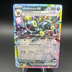 Pokemon Umbreon EX 060/131 Double Rare 2025 S&V Prismatic Evolutions - Image 1