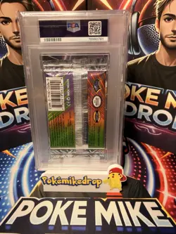 2000 Pokemon Gym Challenge Koga Sealed Booster Pack PSA 8 - Image 2