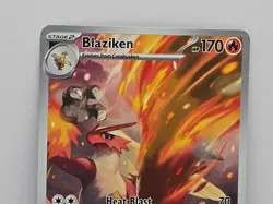 Pokemon TCG Destined Rivals Blaziken 192/182 Illustration Rare - Image 2
