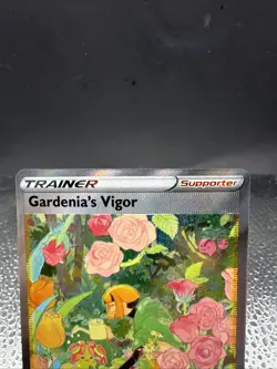 Pokemon TCG Card Crown Zenith Gardenia's Vigor GG61/70 Full Art Trainer NM - Image 3