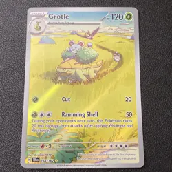 Grotle 164/162 SV Temporal Forces Illustration Rare Pokemon NM/M - Image 1