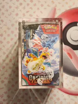 Pokemon TCG Scarlet & Violet - Obsidian Flames Booster Box w/ Acrylic - Image 2