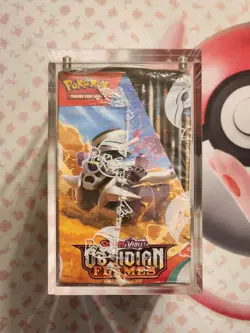 Pokemon TCG Scarlet & Violet - Obsidian Flames Booster Box w/ Acrylic - Image 4