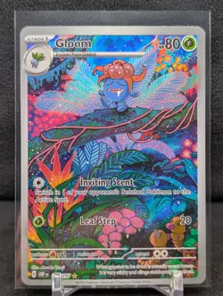 Gloom - 198/197 Pokemon Illustration Rare SV03: Obsidian Flames Card - Image 1