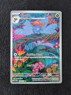 Gloom - 198/197 Pokemon Illustration Rare SV03: Obsidian Flames Card - Image 2