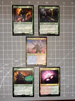 MTG/Warhammer 40k Tyranid Swarm Commander Deck 100% NM w/ Deck Box & Counter - Image 3