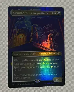 Grand Arbiter Augustin IV Borderless Foil Unplayed Double Masters 2022 FLAT! - Image 1