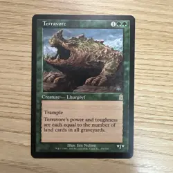 Magic The Gathering MTG TERRAVORE ENGLISH Odyssey NM Never Played - Image 1