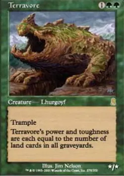 1x Terravore Moderate Play MTG Magic - Kid Icarus - - Image 1