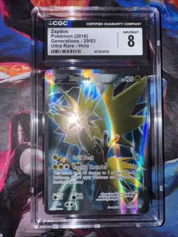 Zapdos 29/83 Generations Holo Pokemon Graded 2016 - Image 1