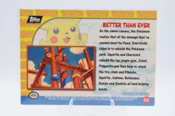 Pokemon TCG Better than Ever Pokemon Topps Pikachu's Vacation 56 - Image 2