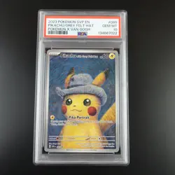 PSA 10 Pikachu with Grey Felt Hat SVP 085 Pokemon Van Gogh Graded Card - Image 1