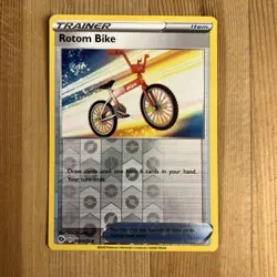 Pokemon TCG Rotom Bike Sword & Shield Base Set 181/202 Reverse Holo Uncommon - Image 1