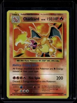 Pokemon TCG Charizard 11/108 XY Evolutions Reverse Holo LP - Image 1