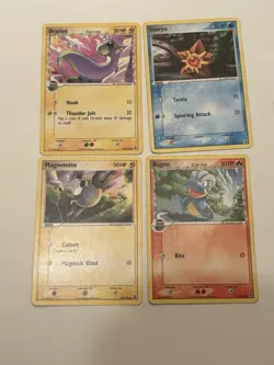 4x Vintage Pokemon Cards Ex Delta Species - Image 1