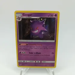2017 Pokemon TCG Gengar 38/111 Sun & Moon Crimson Invasion Reverse Holo Rare - Image 1