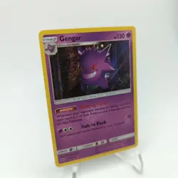 2017 Pokemon TCG Gengar 38/111 Sun & Moon Crimson Invasion Reverse Holo Rare - Image 2