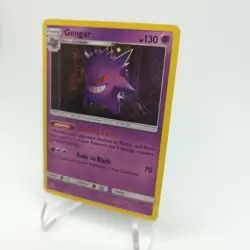 2017 Pokemon TCG Gengar 38/111 Sun & Moon Crimson Invasion Reverse Holo Rare - Image 3