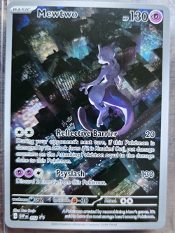 MEWTWO SVP 052 Scarlet Violet 151 Promo Illustration Rare Pokemon Card SEALED - Image 1
