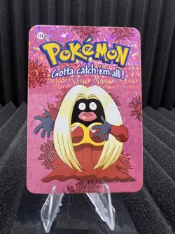 Jynx #124 - Vintage Vending Machine Prism Sticker 2000 - Pokemon Card - Image 1