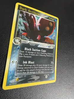 Pokemon TCG Dark Octillery EX Team Rocket Returns 8 Reverse Holo Rare EXC/LP - Image 3