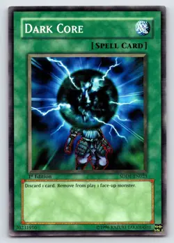 Yu-Gi-Oh! TCG Dark Core 1st Edition SDDE-EN023 - Image 1