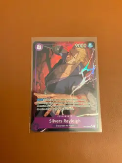 Carte ONE PIECE Silvers Rayleigh (Alt Art) OP13-066 SR VERSION FRANCAISE - Image 1