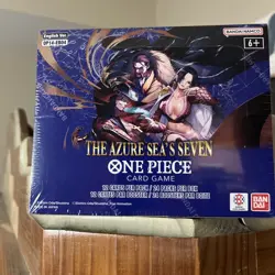One Piece OP-14 The Azure Sea's Seven Booster Box Factory Sealed 24 Packs - Image 1