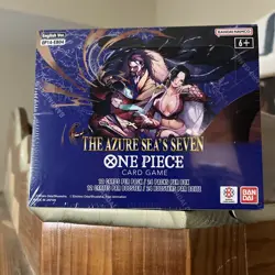 One Piece OP-14 The Azure Sea's Seven Booster Box Factory Sealed 24 Packs - Image 2