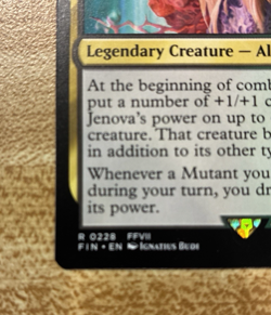 Jenova, Ancient Calamity NM Final Fantasy Magic the Gathering FIN #228 2025 - Image 2