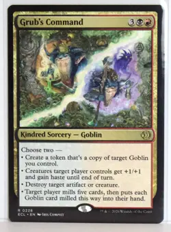 Grub's Command [New, Near Mint] MTG Rare {Lorwyn Eclipsed} - Image 1