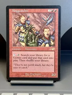Magic the Gathering MTG 1x Moggcatcher NM Rare Nemesis Goblin Deck - Image 1