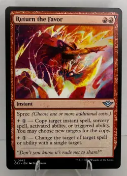 MTG OTJ-0142 Return the Favor - Outlaws of Thunder Junction - Image 1
