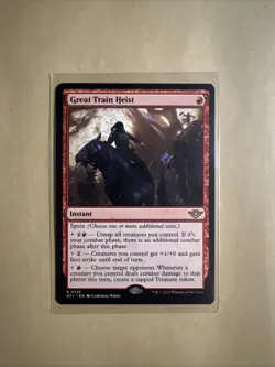 MTG Great Train Heist OTJ 0145 R NM Regular - Image 1