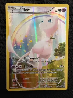 Pokemon 2016 XY Black Star Promo Mew XY110 LP - Image 1