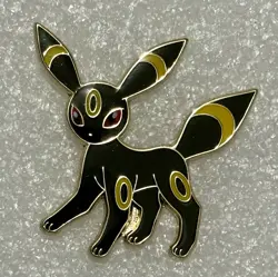 💎Pokemon Umbreon Official Enamel Collector's Pin 2017 TCG Nintendo Black Gold - Image 1