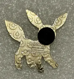 💎Pokemon Umbreon Official Enamel Collector's Pin 2017 TCG Nintendo Black Gold - Image 2