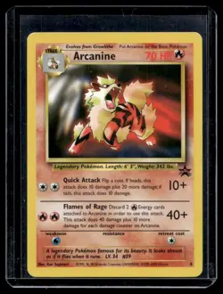 2001 Promos - Wizards Black Star Arcanine #6 - Image 1