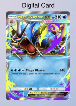 (Digital Card) Mega Gyarados EX, Pokemon TCG Pocket, English - Image 1
