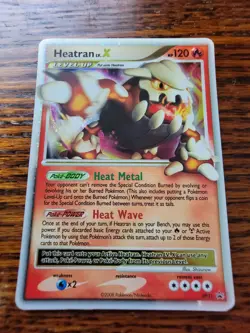 Pokemon: Heatran Lv.X 97/100 Rare Holo Lv X. Stormfront. Lightly Played - Image 1