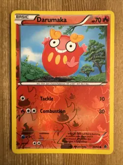 Pokemon TCG Darumaka Emerging Powers 20/98 Reverse Holo Common MP - Image 1